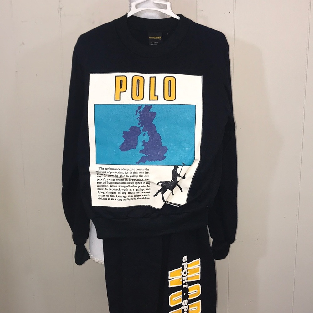 Polo pony Sweat Shirt and pants  Set Size 10/12